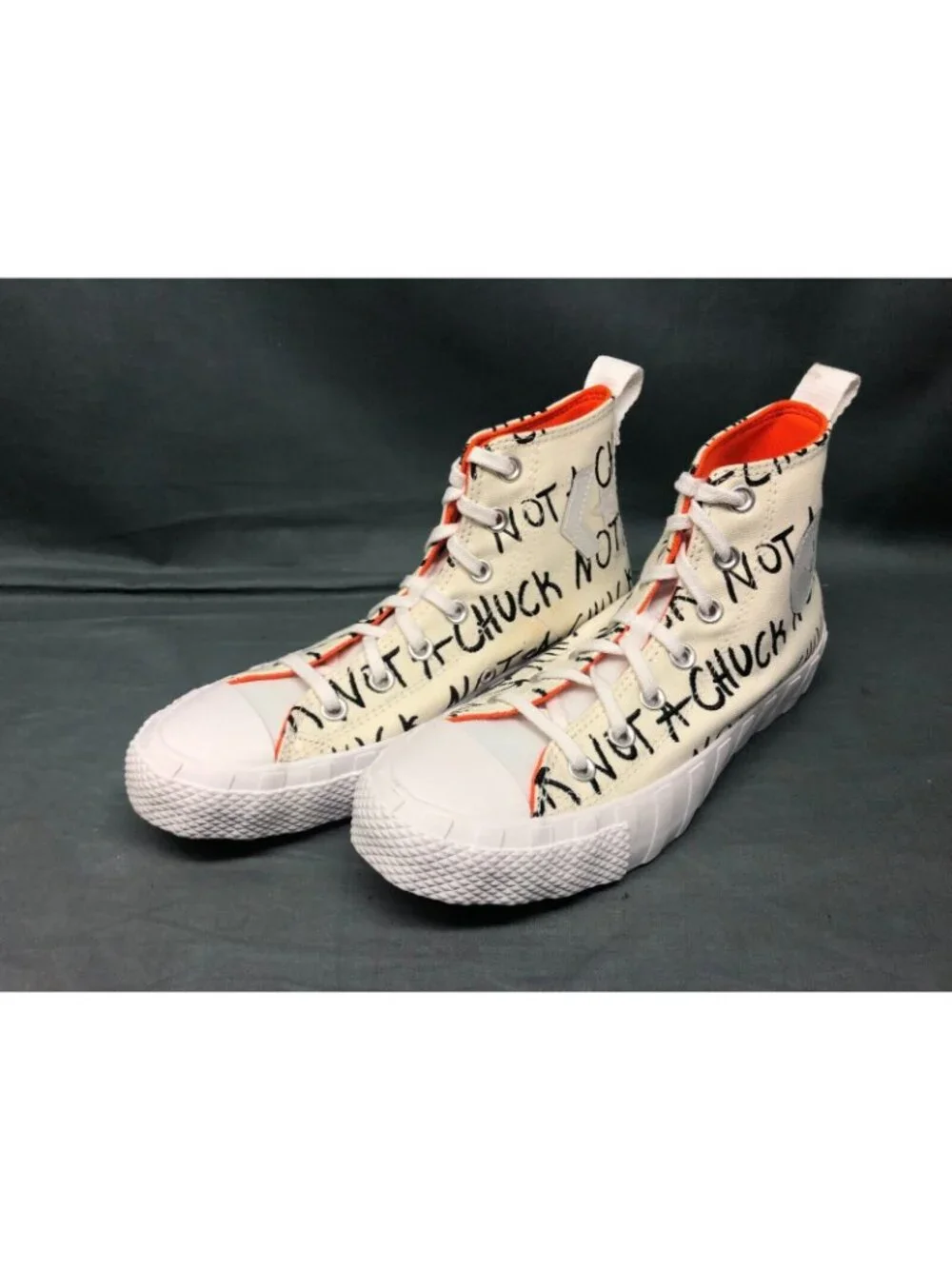Converse Botoddler Not A Chuck 70 Hi Sneakers UNT1TL3D White Size 7 New No Box!!
